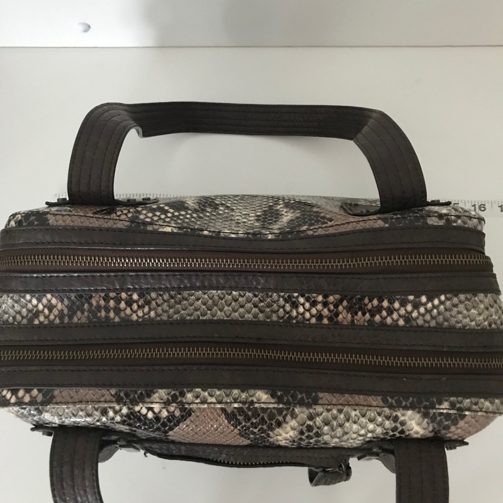 Jessica Simpson Python Satchel With Accessories - image 4